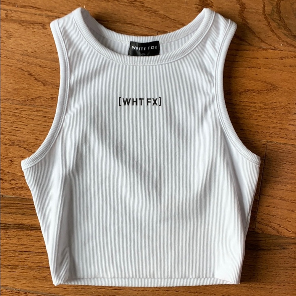White Fox crop top